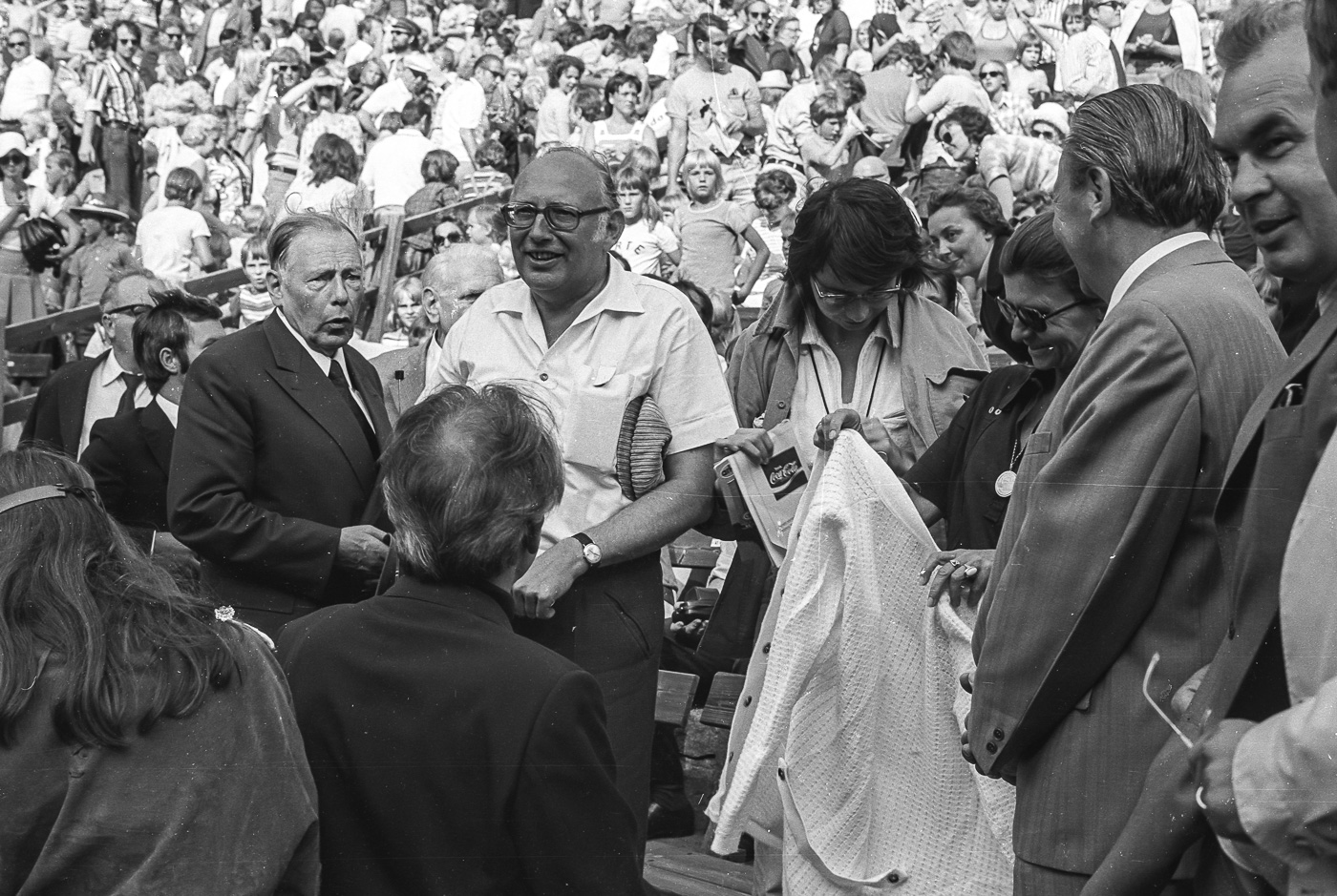 v.li.: Helmut Lemke, Wolfgang Mischnick