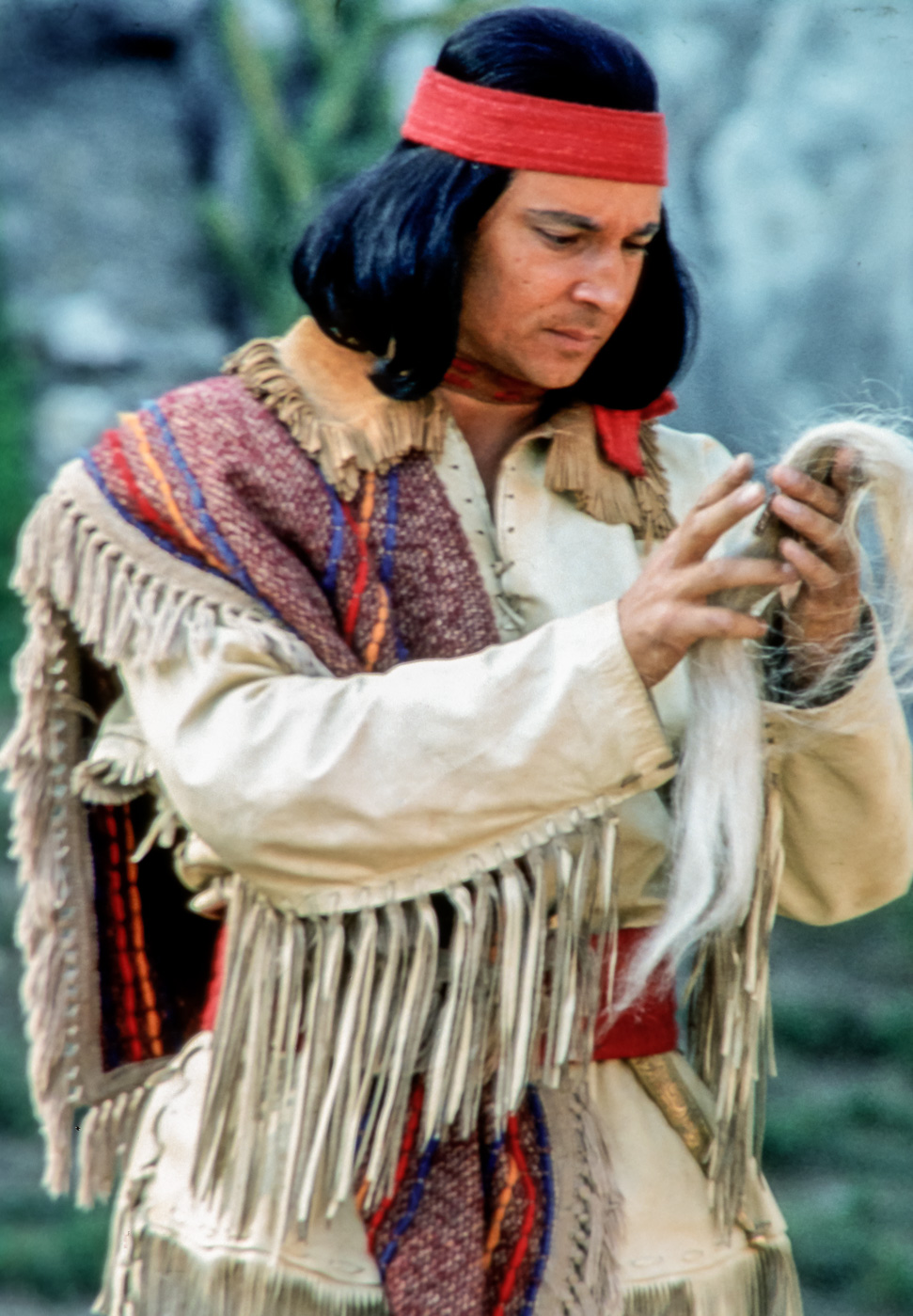 Klaus-Hagen Latwesen als Haukaropora (genannt Hauka), der junge Inka