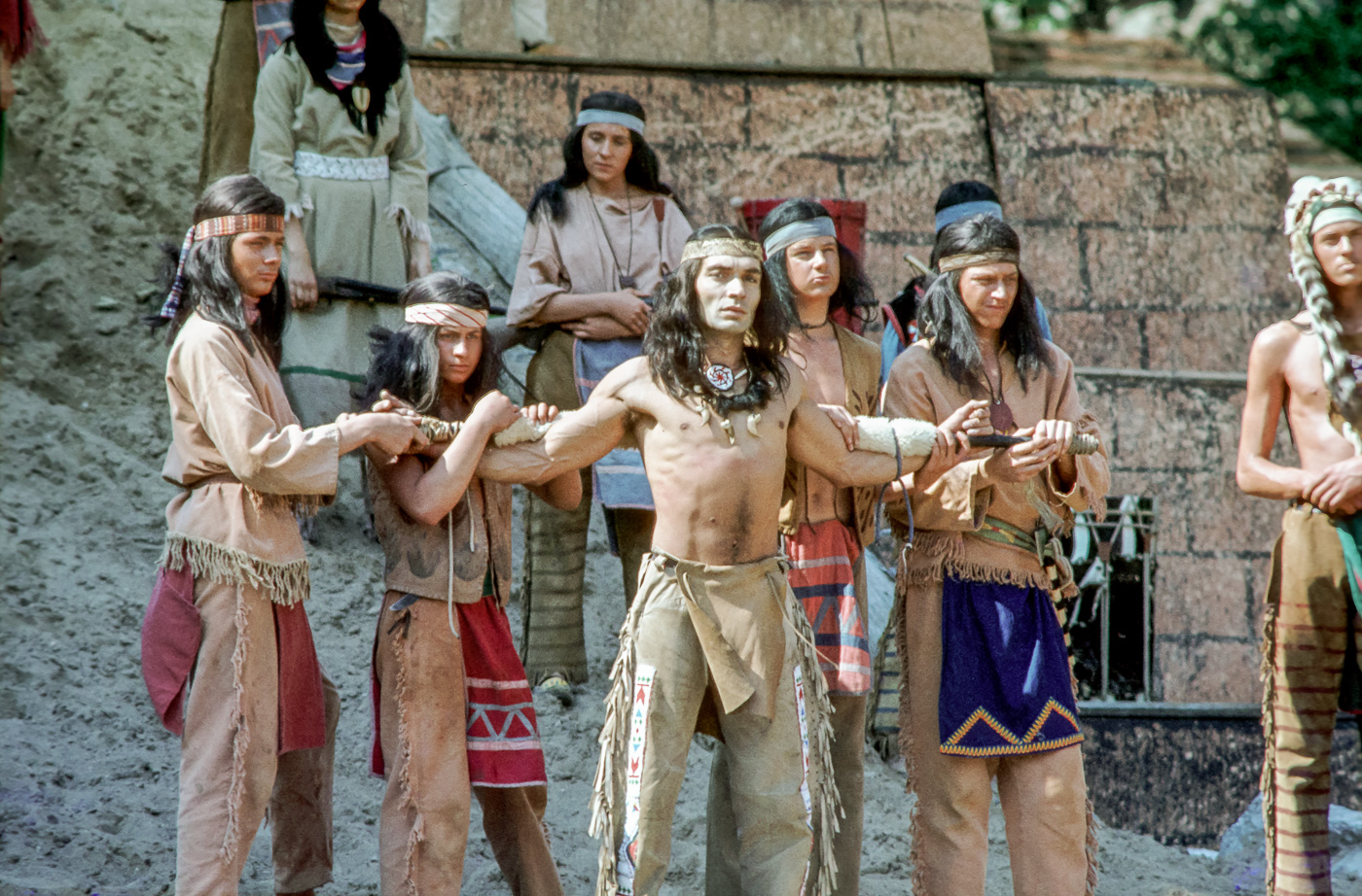 Thomas Schüler als Winnetou, Häuptling der Apachen