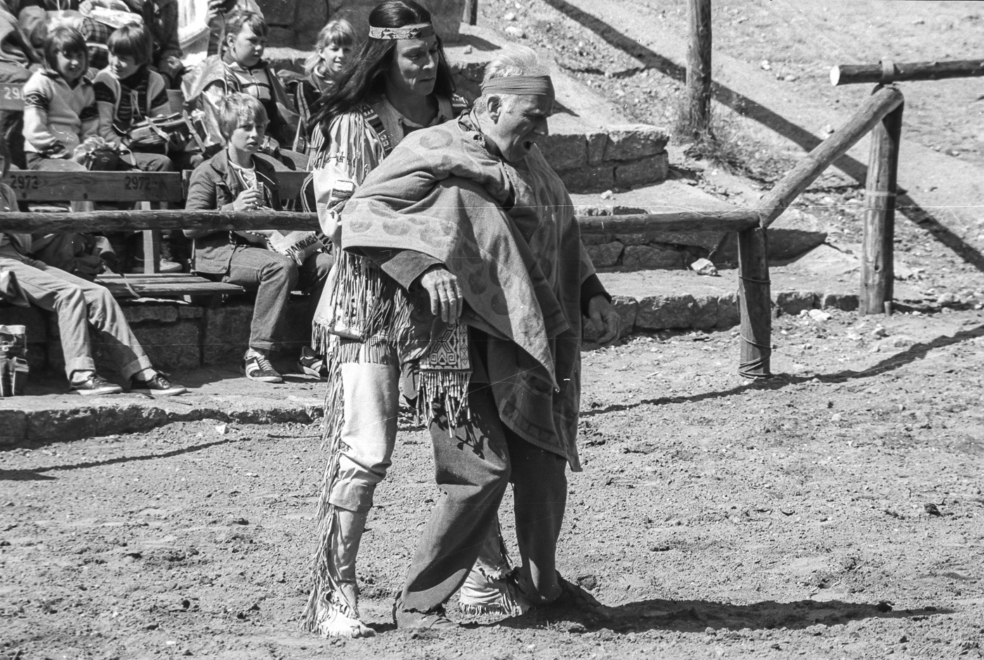 v.l.: Klaus-Hagen Latwesen, Gunther Schüler als Klekih-petra
