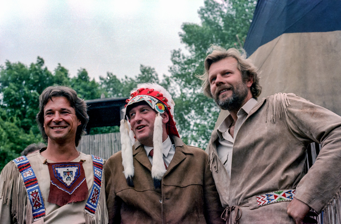 v.l.: Klaus-Hagen Latwesen, Uwe Barschel, Dieter B. Gerlach