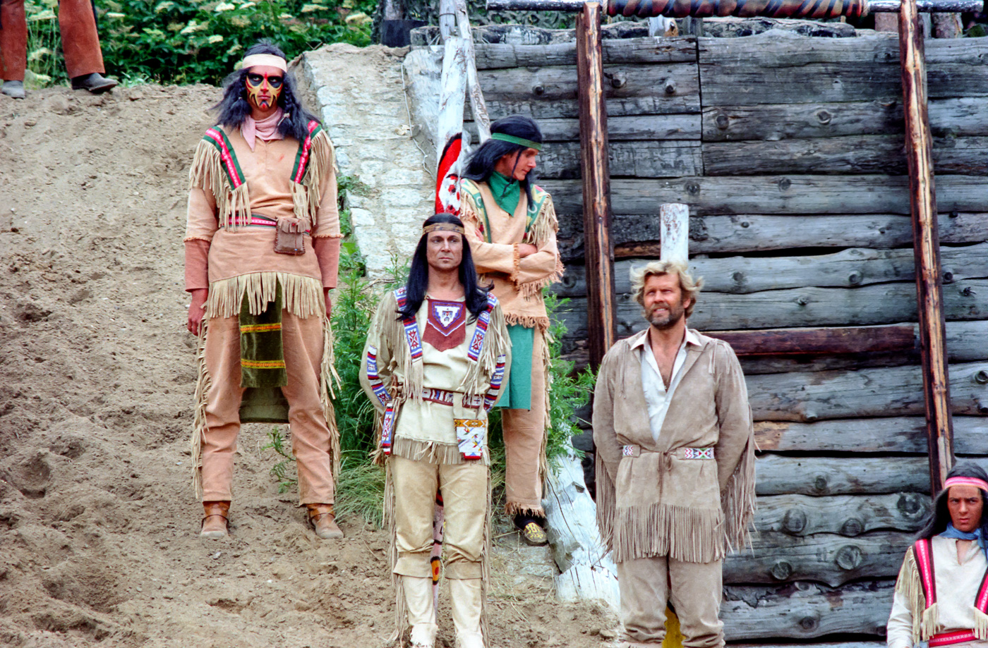 Klaus-Hagen Latwesen als Winnetou und Dieter B. Gerlach als Old Surehand