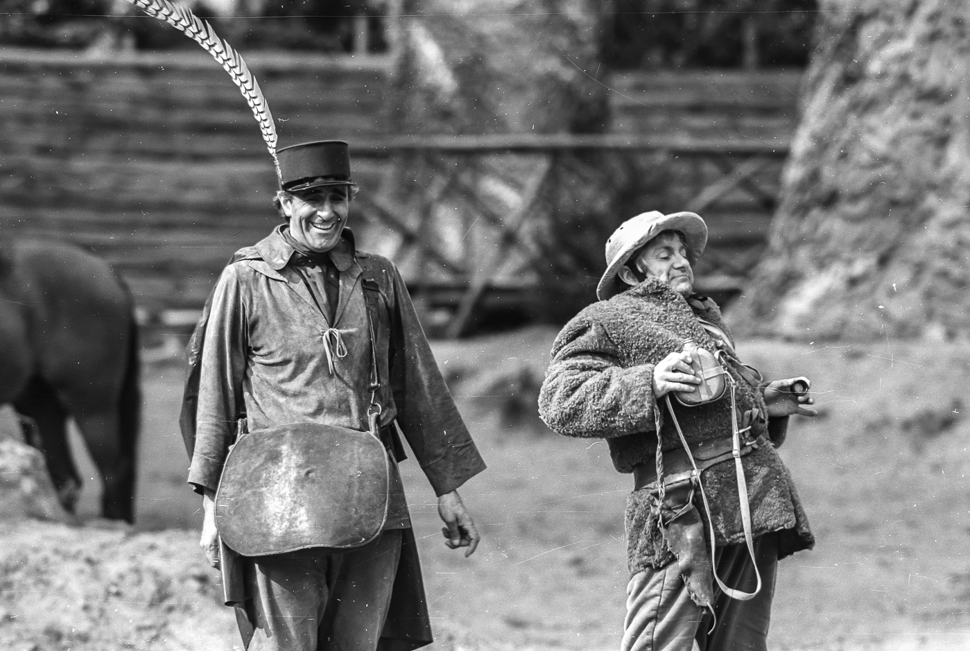 v.l.: Jürgen Johanns als Langer Davy, Jochen Baumert als Dicker Jemmy