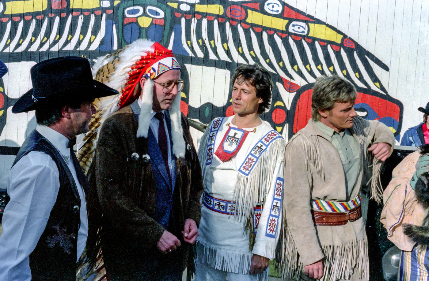 v.l.: Uwe Menke, Dr. Peter Bendixen, Klaus-Hagen Latwesen, Jürgen Lederer