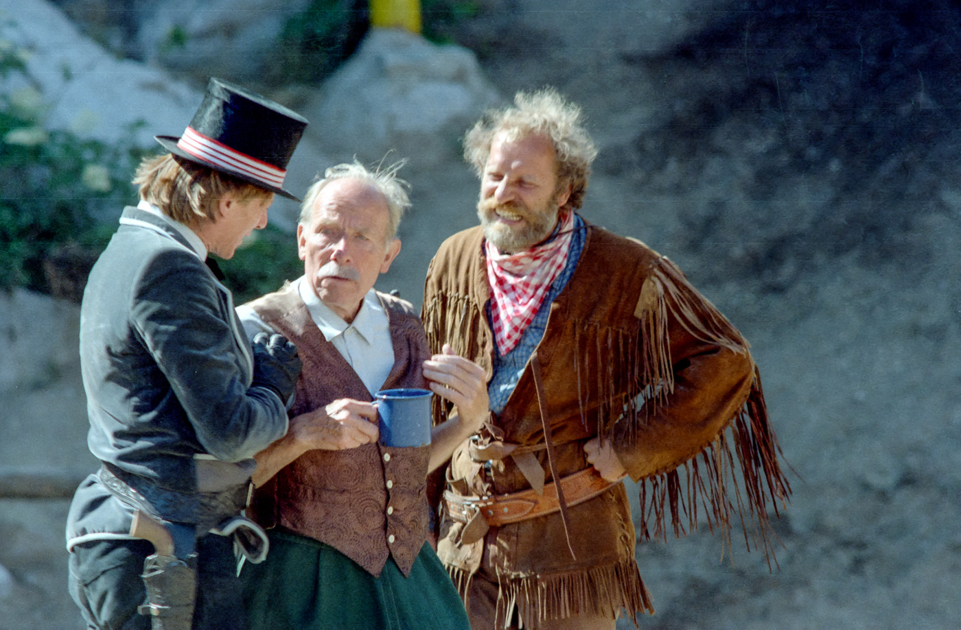 v.l.: Michael Grimm, Gunther Schüler als The Shopman, Christian Ahrens