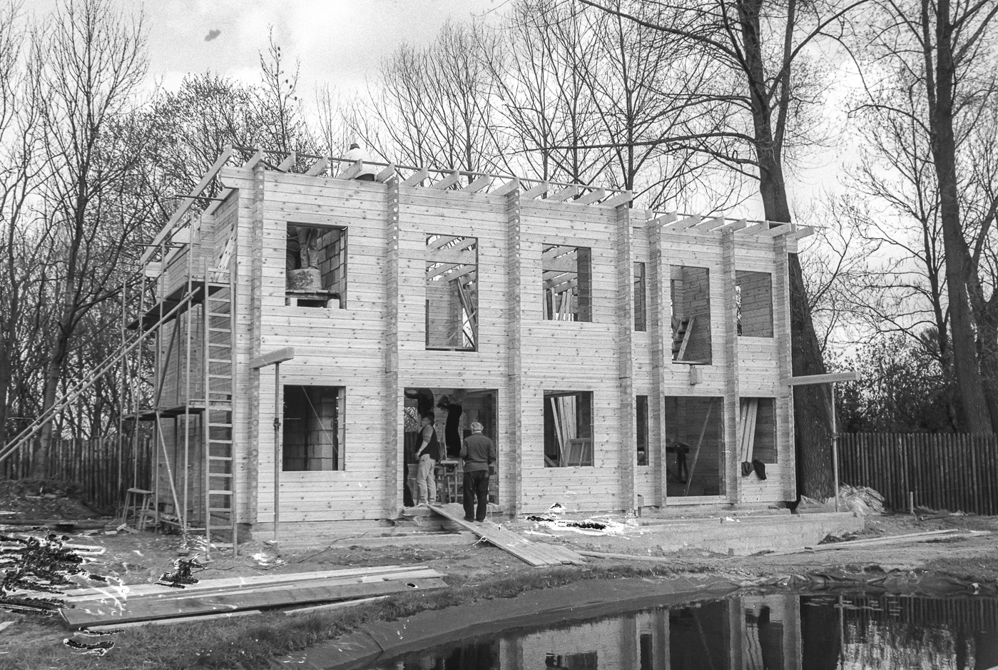 Bau des Nebraska-Hauses