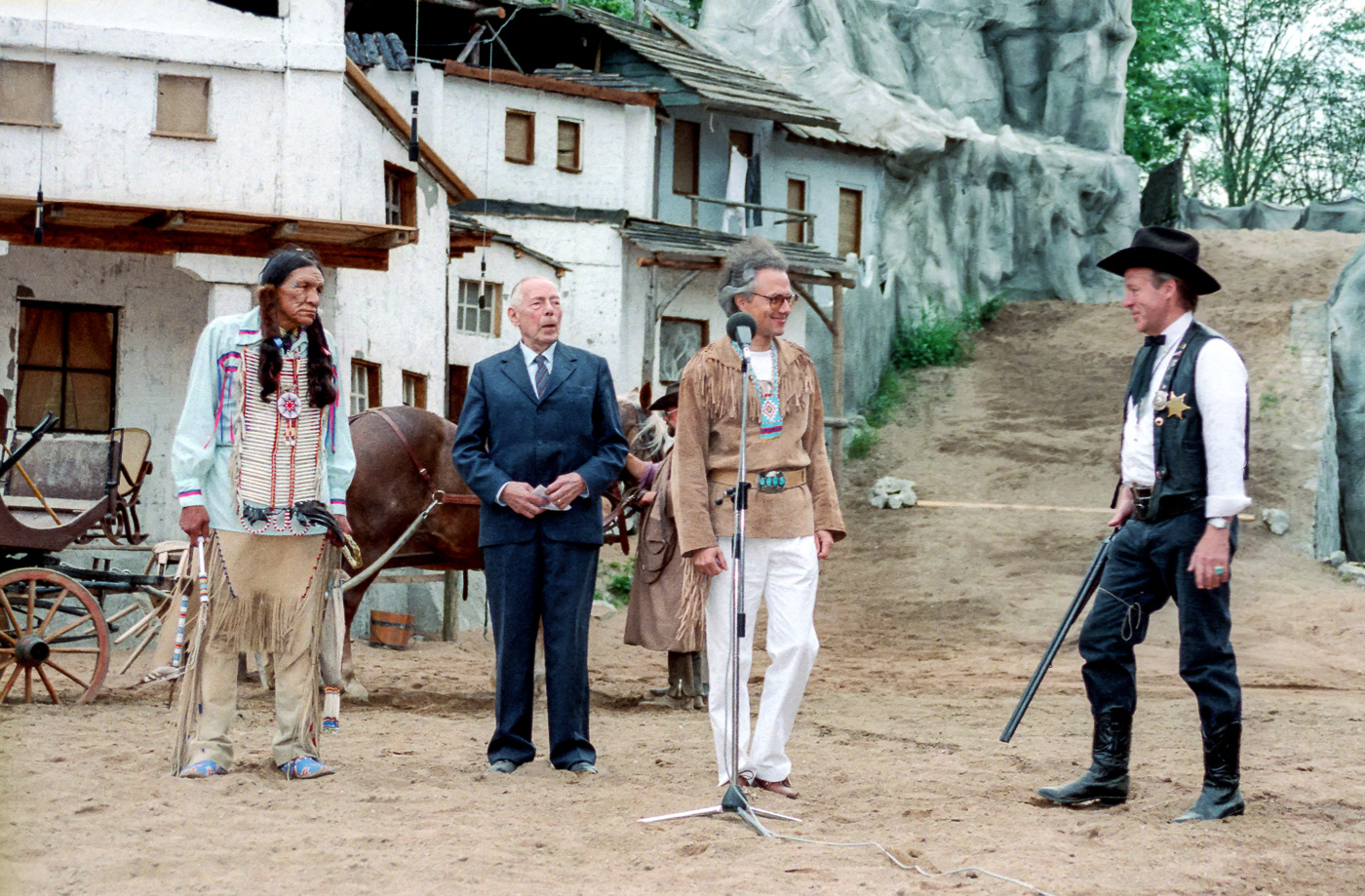 v.l.: Saginaw Grant, Helmut Lemke, Jörg Nehter, Ernst Reher