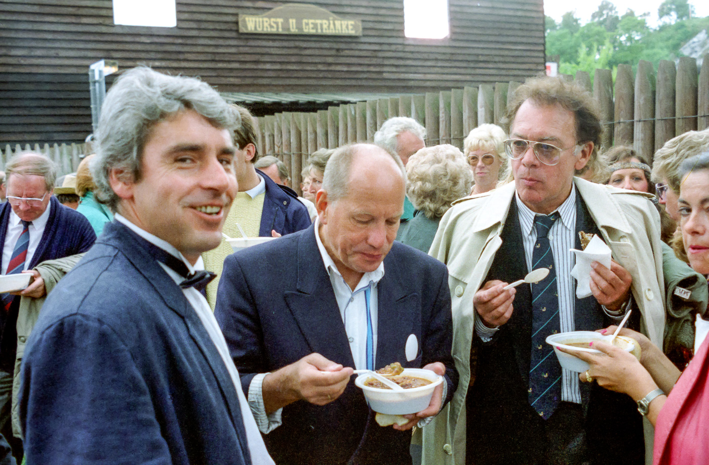 v.l.: Peter Hick, Jürgen Roland und Klausjürgen Wussow