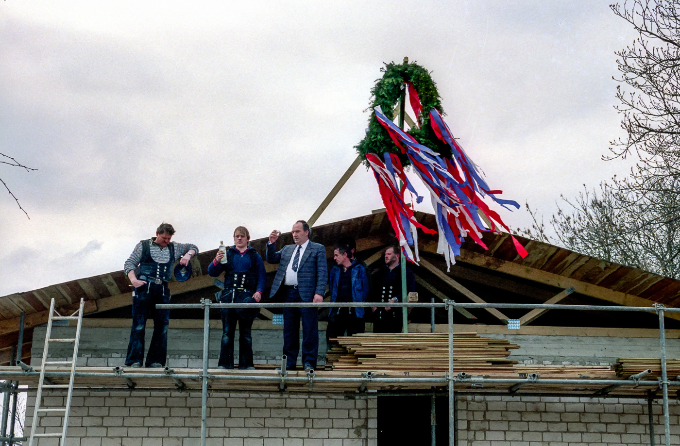 Richtfest des Kalkberg GmbH - Hauses am Karl-May-Platz