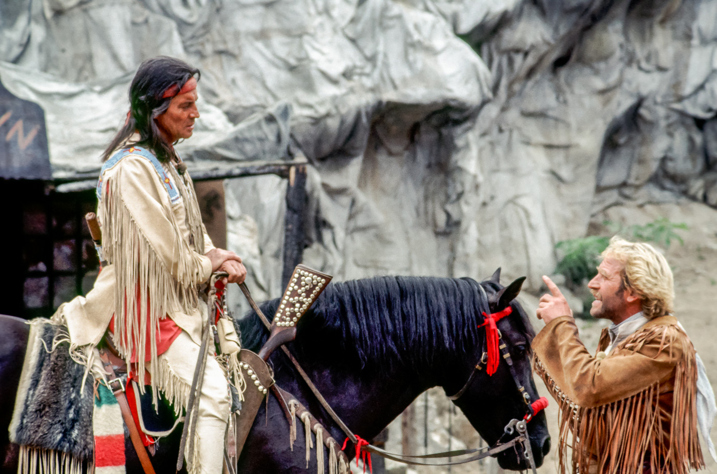 Pierre Brice als Winnetou, Hermann Giefer als Old Shatterhand