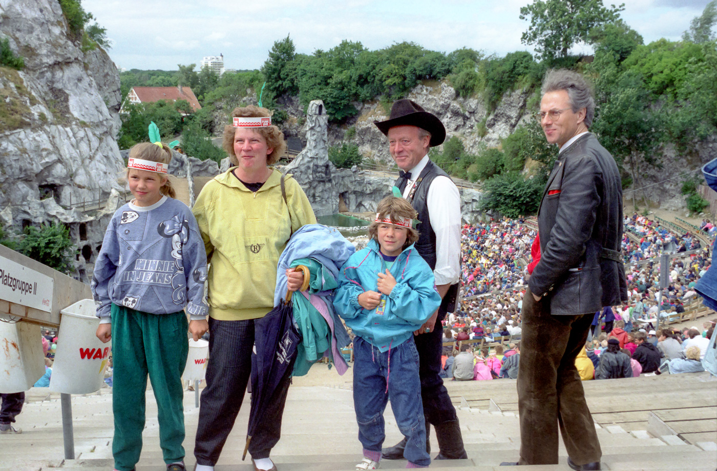 Ernst Reher, Jörg Nehter und 4.000.000 (!) Besucherfamilie der Karl-May-Spiele