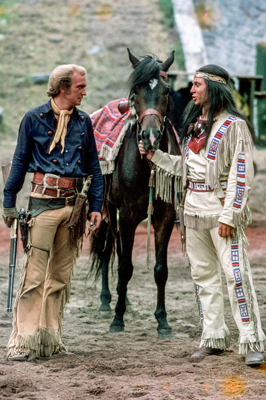 Rüdiger Rotter als Old Shatterhand<br />Thomas Schüler als Winnetou