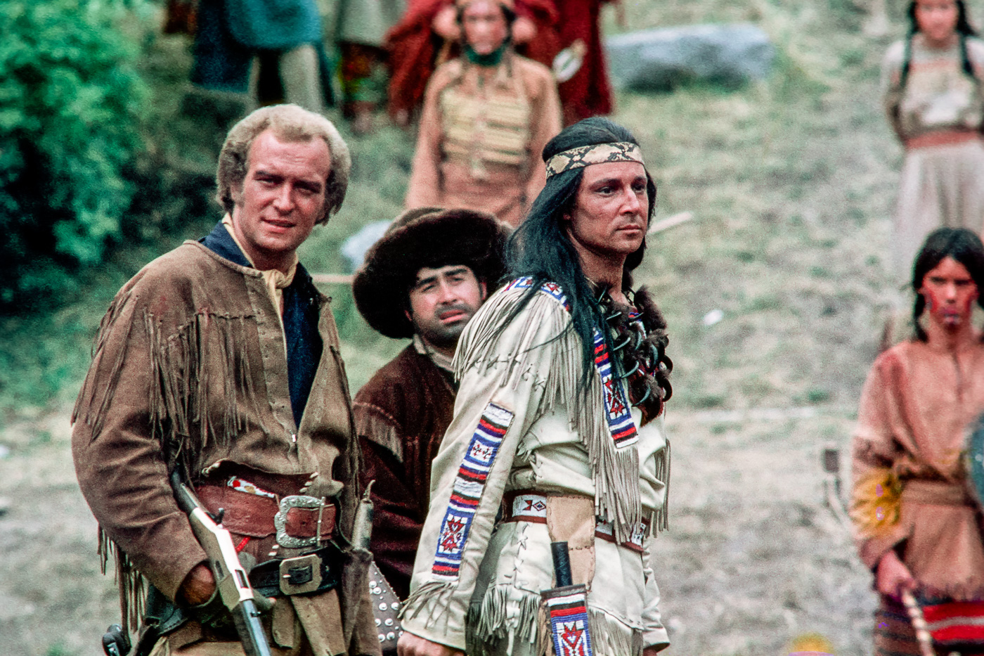 Rüdiger Rotter als Old Shatterhand<br />Thomas Schüler als Winnetou