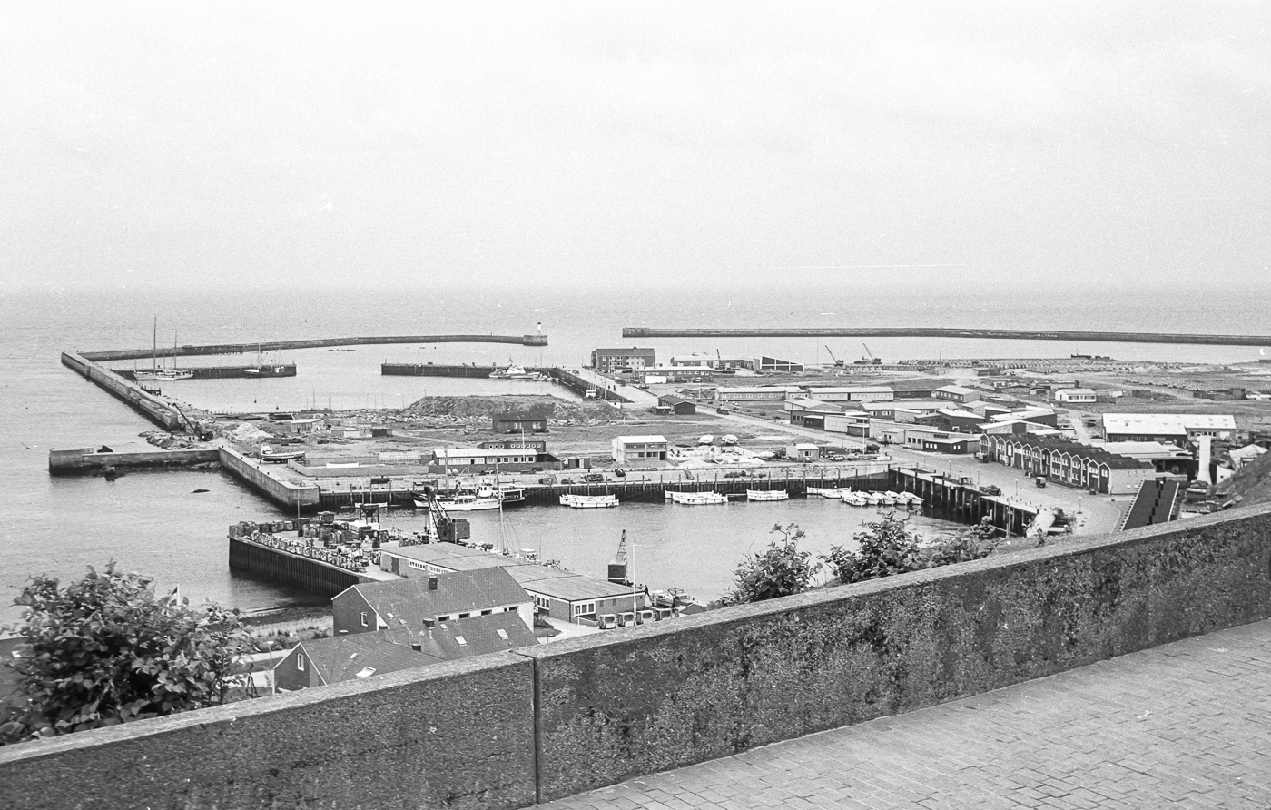 Blick vom Oberland auf den Hafen