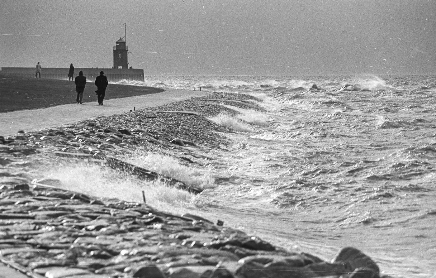 Stürmisches Nordsee-Wetter