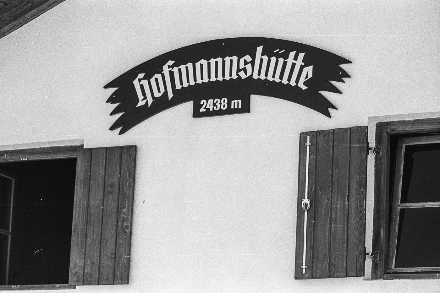 Hütte am Gletscher